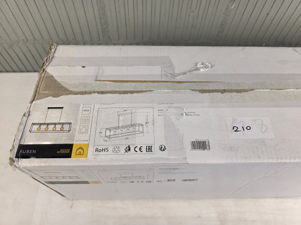 Lucide RUBEN - Hanglamp - 4xE27 - Zwart – foto 21 – kavel bij XL Auctions