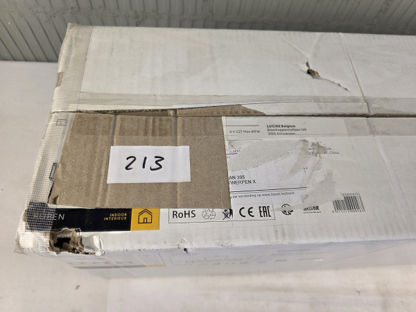 Lucide RUBEN - Hanglamp - 4xE27 - Zwart – foto 4 – kavel bij XL Auctions