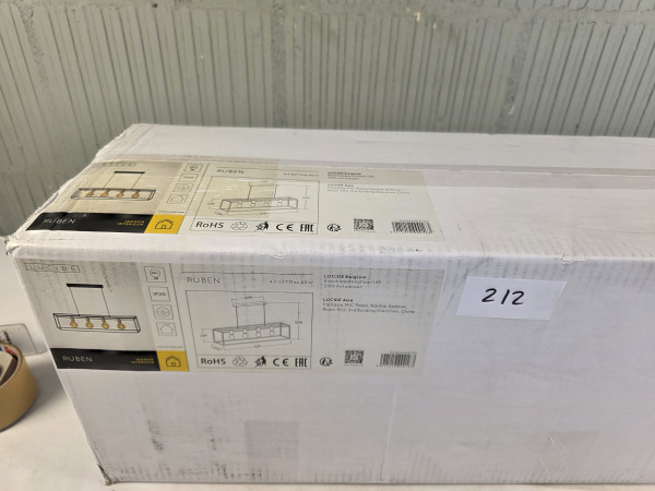 Lucide RUBEN - Hanglamp - 4xE27 - Zwart – foto 12 – kavel bij XL Auctions