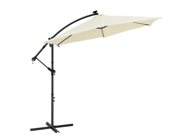 Parasol Brazil - 3,5 m - Incl. LED - Wit