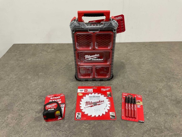 Milwaukee handgereedschap set 4-delig