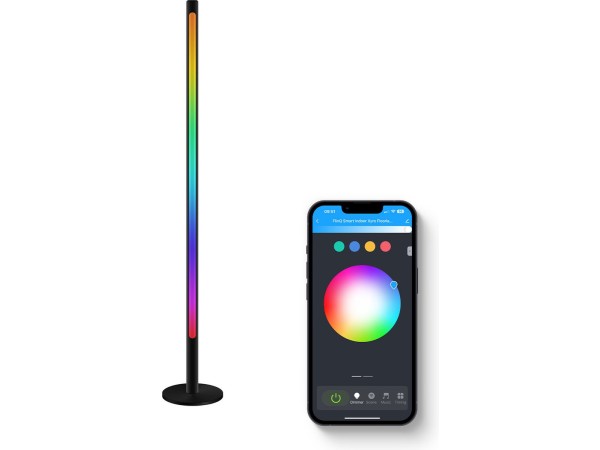 FlinQ Xyro LED Slimme Vloerlamp - RGB