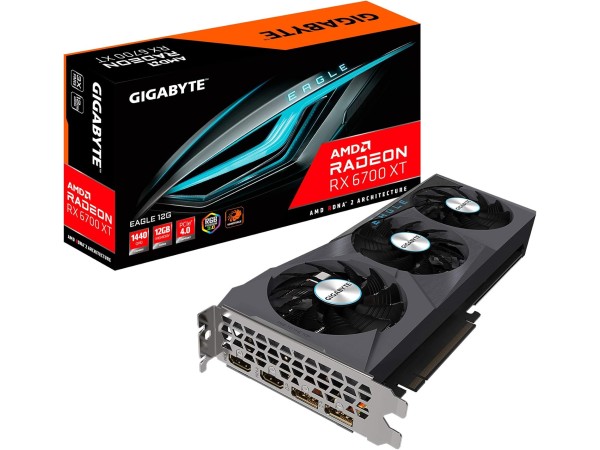 Gigabyte Radeon RX 6700 XT Eagle 12G grafische kaart