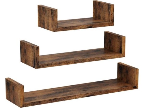 iBella Living wandplanken set van 3 U vorm