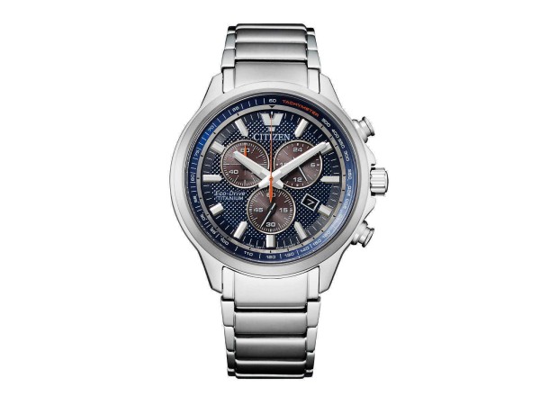 Citizen Eco-Drive Titanium White Dial Men's Chronograph