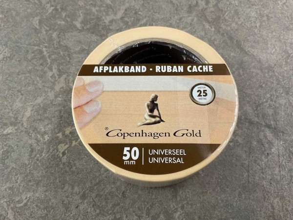 24x Copenhagen Gold - universeel - rol afplaktape 50 mm x 25 m