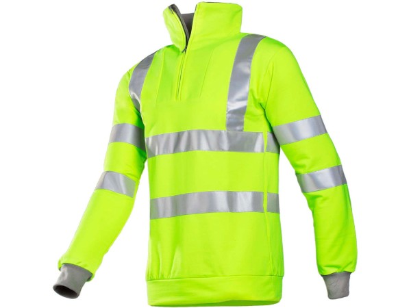 Sioen Bindal Sweater hi vis geel (maat 2XL)  