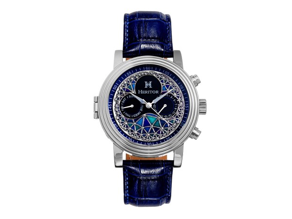 Heritor Legacy Automatic Multi-Color Dial Men's Watch