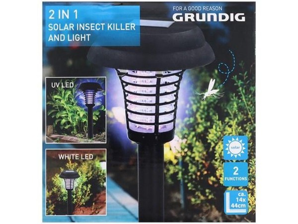 Grundig solar insectenverdelger en lamp