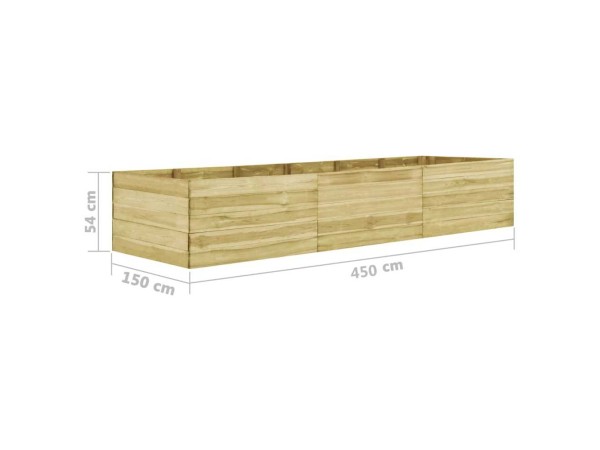 vidaxl-plantenbak-grenenhout-450x150x54cm