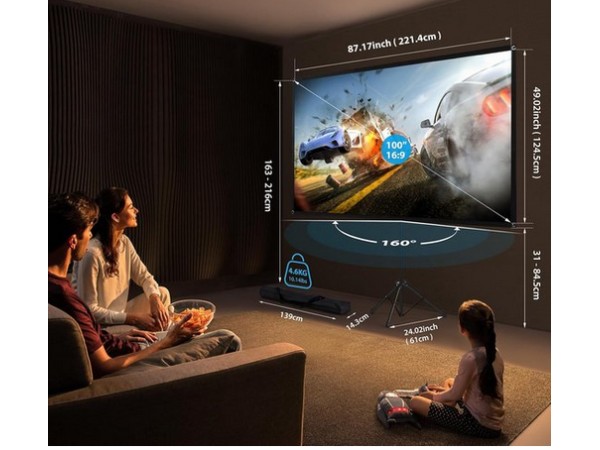 Projectorscherm met Statief1