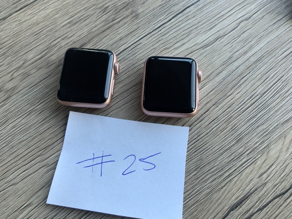 2x Apple Watch serie 3 38MM Rose