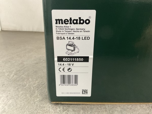 metabo-bouwlamp-bsa-144-18-led