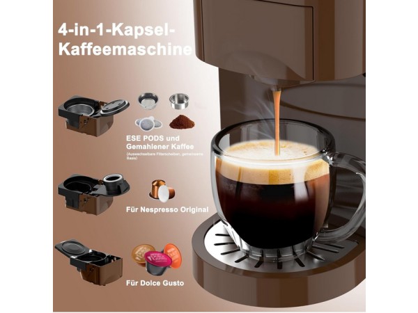 KOTLIE 4-in-1 Espresso Koffiezetapparaat1