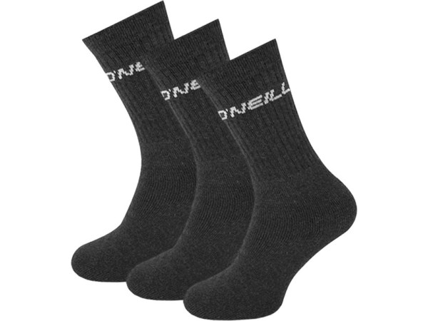 O’Neill Sportsokken Unisex 3-Pack Zwart Maat 35-38 