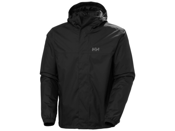 Helly Hansen waterdichte jas met capuchon zwart Maat M