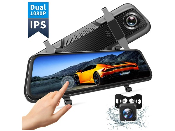 VanTop-H609-Dash-Camera-1080P-Mirror-Dual-Dash-Cam-10-IPS-Full-Touch-Screen-Infrared-Night-Vision-Mo