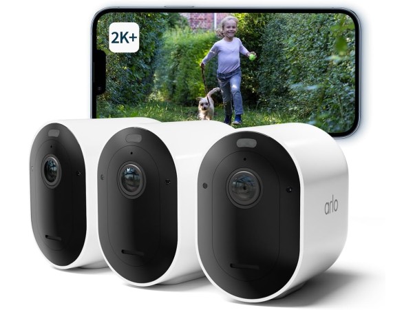 3x Arlo Pro 5 2K Draadloze WiFi Beveiligingscamera (Buiten)