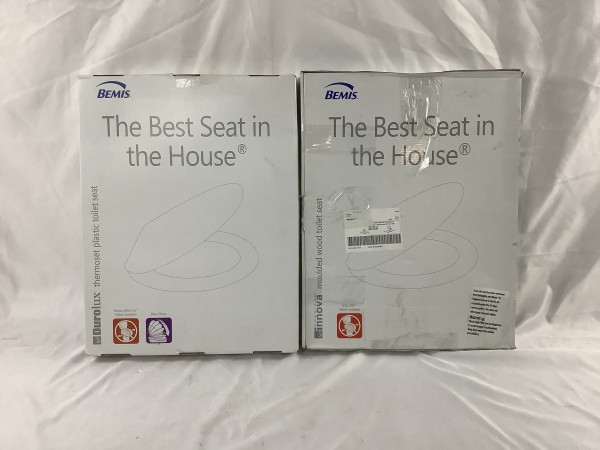 2X Bemis Toiletbrillen 