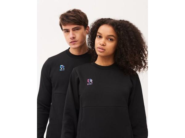 Black Off Pitch Cotton Crewneck Sweater RS3015 900 Robey 2XL