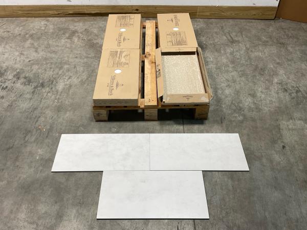 4,3m² Villeroy & Boch vloertegels 30x60cm Warehouse grijswit