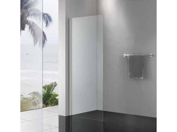 Alterna zijwand v/schuifdeur 100x200cm chroom-helder
