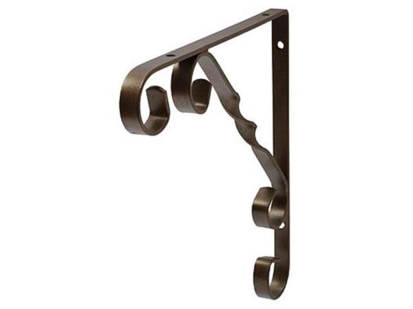 10x Duraline plankdrager ornament antiek brons 15x15cm