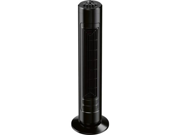 Torenventilator 50W, 3 Snelheden, Timer - Zwart