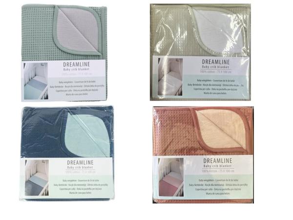 Dreamline Wiegdeken 75x100cm - 4-pack