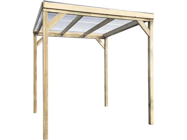 VidaXL vrijstaande overkapping 200x200x200cm