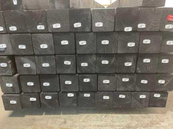 10x-vuren-paal-geschaafd-zwart-gempregneerd-300x12x12cm