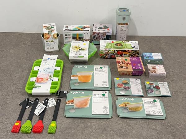 Lékué keukenaccessoires diverse set 19-delig