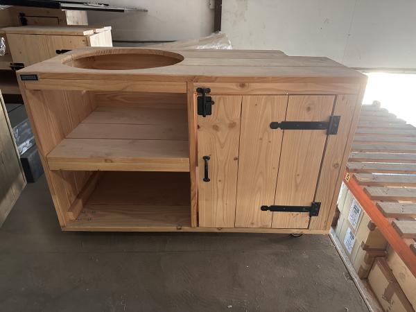 Douglas buitenkeuken met hoek