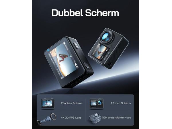 WOLFANG GA120 4K 20MP Actiecamera1