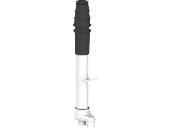 Cox Econext PP kunststof dakdoorvoer zwart Ø80 mm