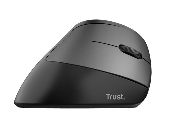 Trust Bayo ECO - Draadloze Muis - Ergonomisch - USB-receiver - Oplaadbaar - Zwart