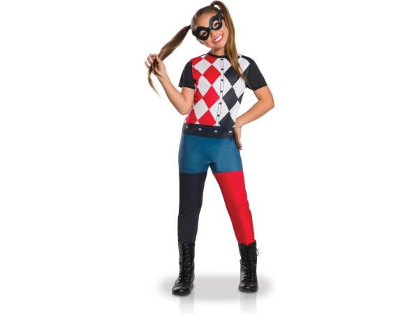 Klassiek Harley Quinn kostuum voor meisjes 5/6 jaar