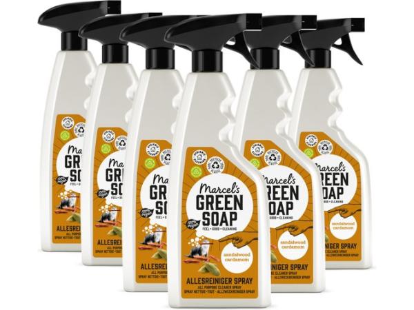 Marcel's Green Soap Allesreiniger Spray - (6x 500ml)