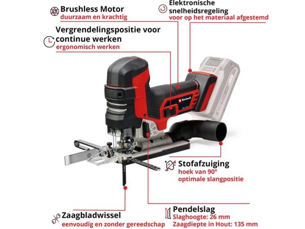 Einhell TP-JST 18 Accu Decoupeerzaag Body1