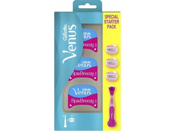 Gillette Venus SPA Breeze Scheersysteem incl 3 Mesjes
