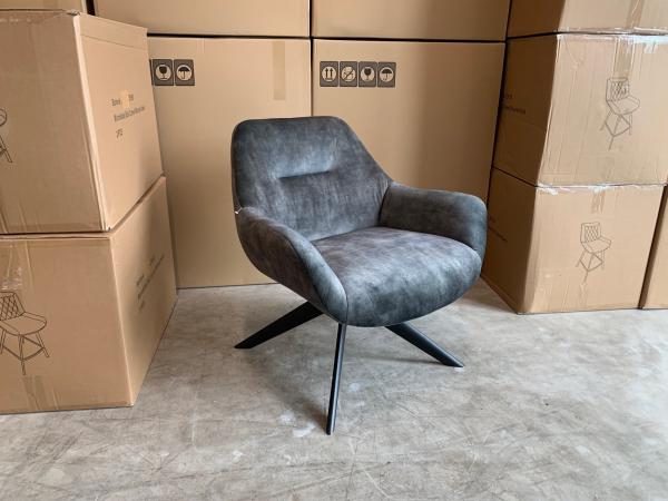 Fauteuil Las - Velours - Velvet - Groen 