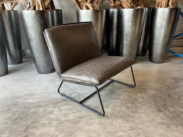 Fauteuil Casper (2 stuks) Design - Lounge - Stof - Grijs