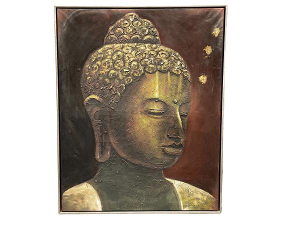 Mooie handgeschilderde budha schilderij 
