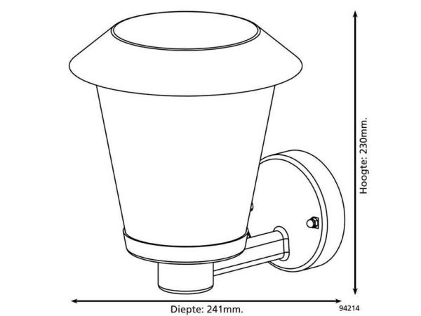 EGLO Paterno - Buitenverlichting - Wandlamp1
