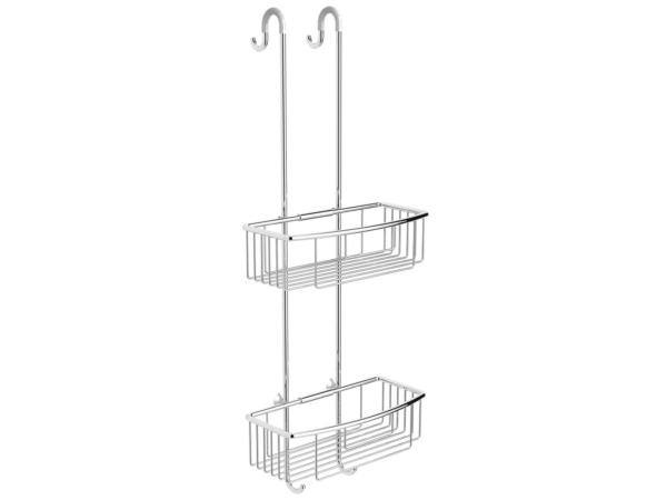 Beaux spons-zeephouder dubbel 26x20x69cm Ulis chroom