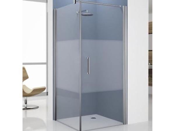 Novellini douchedeur 78/81cm Lunes 2.0 helder chroom