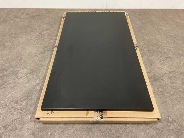 Detremmerie inlegtablet voor open frame 759x409cm mat zwart