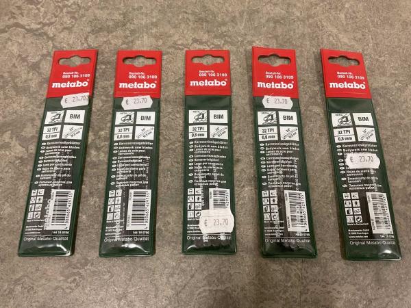 metabo-zaagblad-set-9-delig