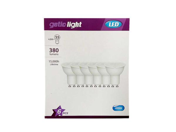 10x-energetic-led-spot-gu10-48w-4000k-6-pack