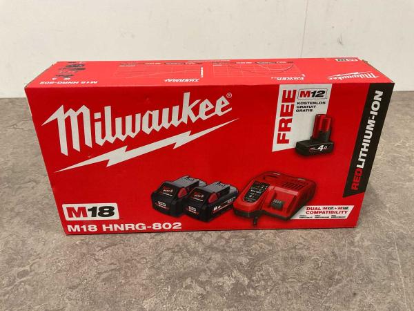 Milwaukee M18 HNRG - 802 accu-laadset